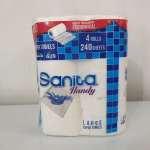 SANITA HANDY LARGE PAPER TOWELS 4 ROLLS 240SHEETS