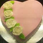 Heart Shape Birthday Cake