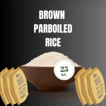 Brown Parboiled Rice (25kg)